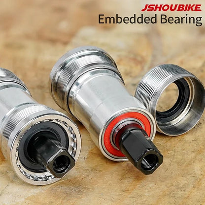 Square Taper Bottom Bracket BSA 68mm Sealed Bearing for MTB and Road Bikes