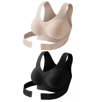 Wireless Posture Support Bra with Cross Back Design for All Day Comfort