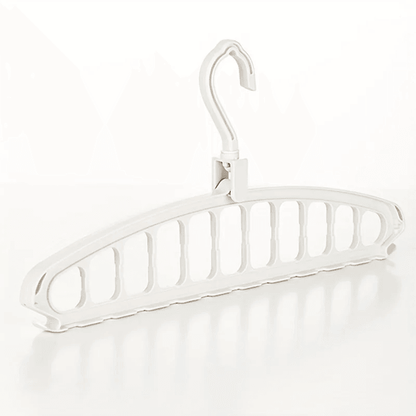 SpaceMax Folding Multi Hole Clothes Hanger and Wardrobe Organizer for Space Saving Storage