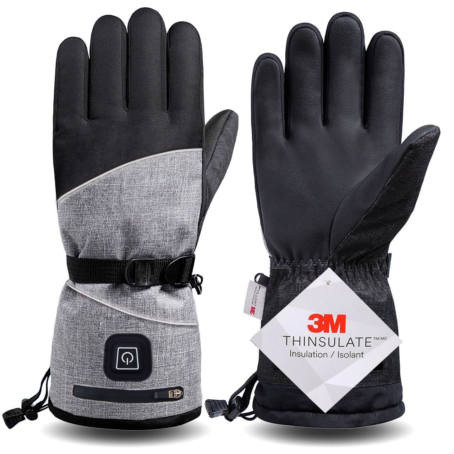 Electric Heated Winter Gloves – Waterproof Thermal Hand Warmers for Skiing, Cycling, and Outdoor Sports