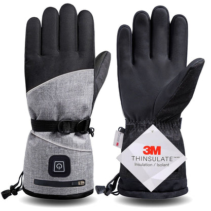 Electric Heated Winter Gloves – Waterproof Thermal Hand Warmers for Skiing, Cycling, and Outdoor Sports