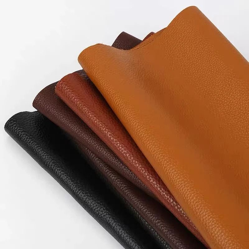 Genuine Top-Grain Cowhide Leather Fabric – Premium Brown Upholstery Material for Sofas, Headboards, and Crafts