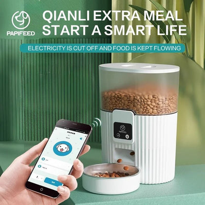 Automatic Pet Feeder WiFi Remote Smart Food Dispenser for Cats and Dogs