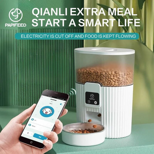 Automatic Pet Feeder WiFi Remote Smart Food Dispenser for Cats and Dogs