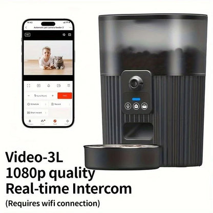 Automatic Pet Feeder WiFi Remote Smart Food Dispenser for Cats and Dogs