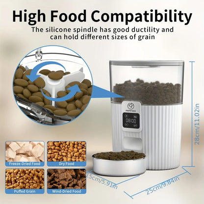 Automatic Pet Feeder WiFi Remote Smart Food Dispenser for Cats and Dogs