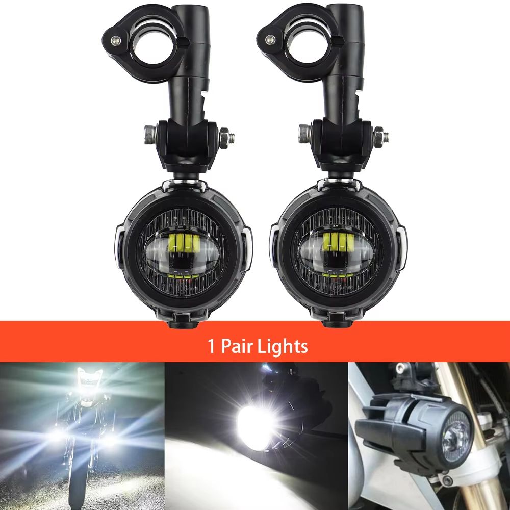 ProBeam 40W LED Auxiliary Fog & Spot Light – Universal Motorcycle Driving Lamp for BMW R1200GS, F800GS, K1600 & More