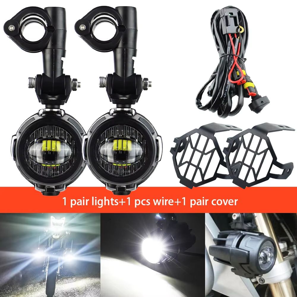 ProBeam 40W LED Auxiliary Fog & Spot Light – Universal Motorcycle Driving Lamp for BMW R1200GS, F800GS, K1600 & More