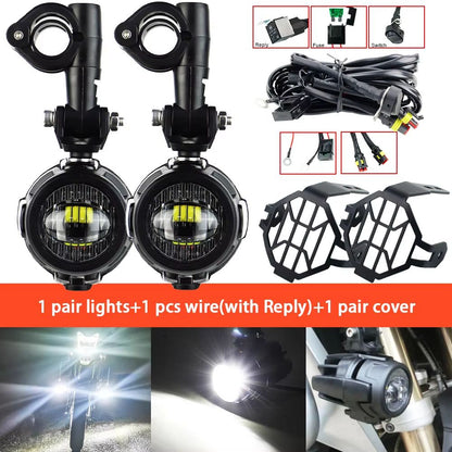 ProBeam 40W LED Auxiliary Fog & Spot Light – Universal Motorcycle Driving Lamp for BMW R1200GS, F800GS, K1600 & More