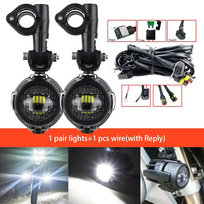 ProBeam 40W LED Auxiliary Fog & Spot Light – Universal Motorcycle Driving Lamp for BMW R1200GS, F800GS, K1600 & More