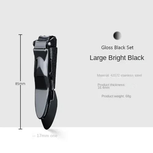 Nail Clippers for Men with Catcher