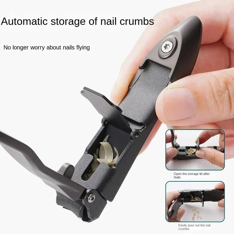 Nail Clippers for Men with Catcher