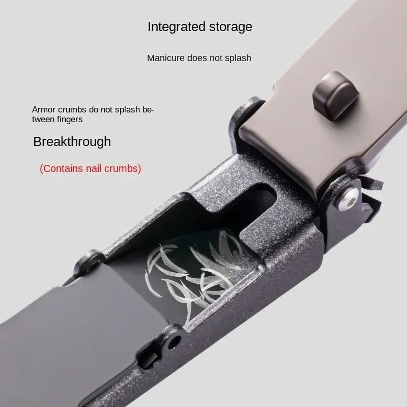 Nail Clippers for Men with Catcher