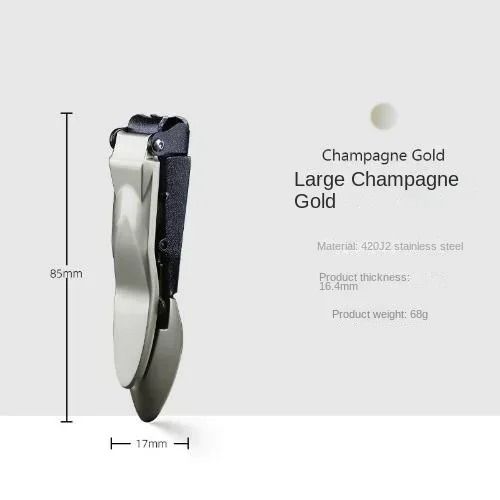 Nail Clippers for Men with Catcher