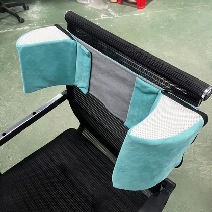 Adjustable Wheelchair Back Support Cushion with Side Positioning Pillow