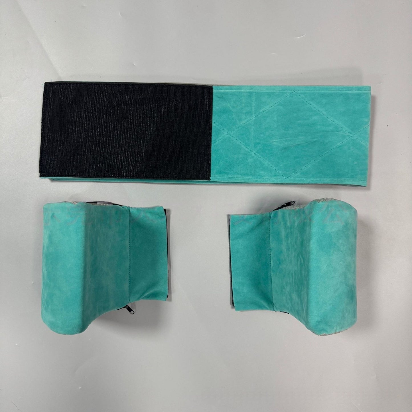 Adjustable Wheelchair Back Support Cushion with Side Positioning Pillow