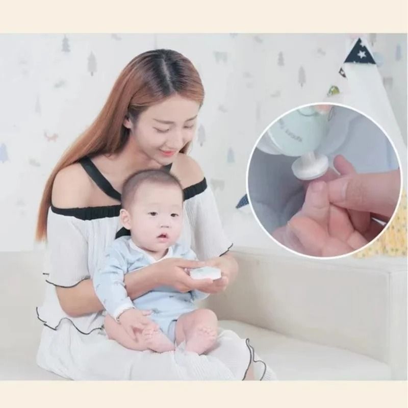 Electric Baby Nail Trimmer Kit Gentle Infant Nail Polisher and Safe Manicure Tool