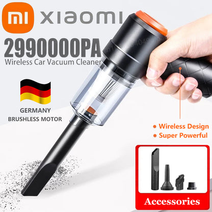 Cordless Handheld Car Vacuum, High Power Portable Auto Cleaner, Wireless Vacuum for Home and Office