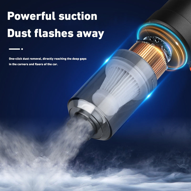 Cordless Handheld Car Vacuum, High Power Portable Auto Cleaner, Wireless Vacuum for Home and Office