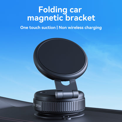 Foldable Phone Holder, Rotation Vehicle Mount, Vacuum Suction Bracket for Secure and Safe Driving