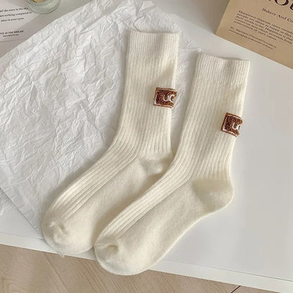 Cozy Winter Knit Socks for Women