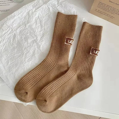 Cozy Winter Knit Socks for Women