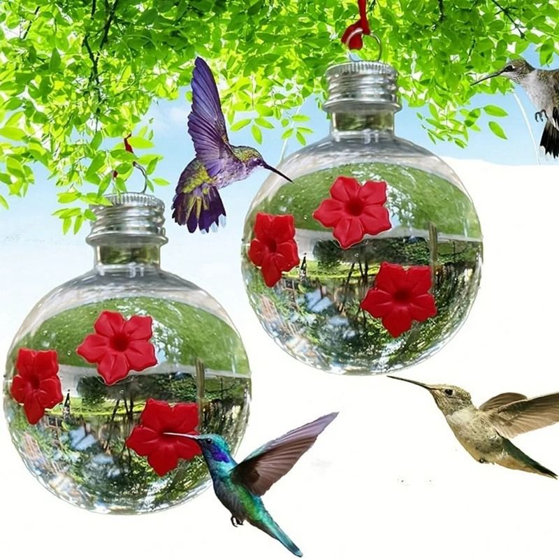 Leak Proof Hummingbird Feeder for Outdoor Gardens