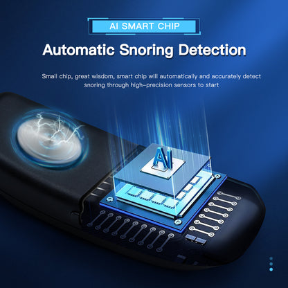 Sleep Well Stop Snore Device, EMS Pulse Comfortable Aid, Smart USB Anti Snoring Sleep Apnea Health Care