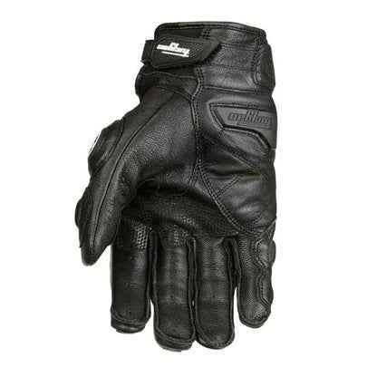 Motorcycle Gloves Black Racing Genuine Leather Road Riding Gloves for Men Summer and Winter