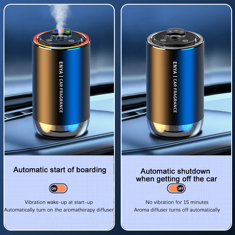 Intelligent Car Aromatherapy, Automatic Spray Perfume Diffuser, Car Air Freshener, Color Starry Sky Design