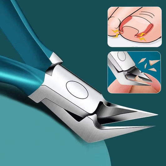 Stainless Steel Toenail Clipper with Straight Blade – Precision Tool for Ingrown & Thick Nails