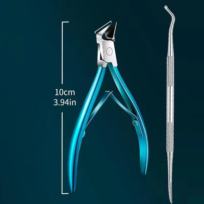 Stainless Steel Toenail Clipper with Straight Blade – Precision Tool for Ingrown & Thick Nails