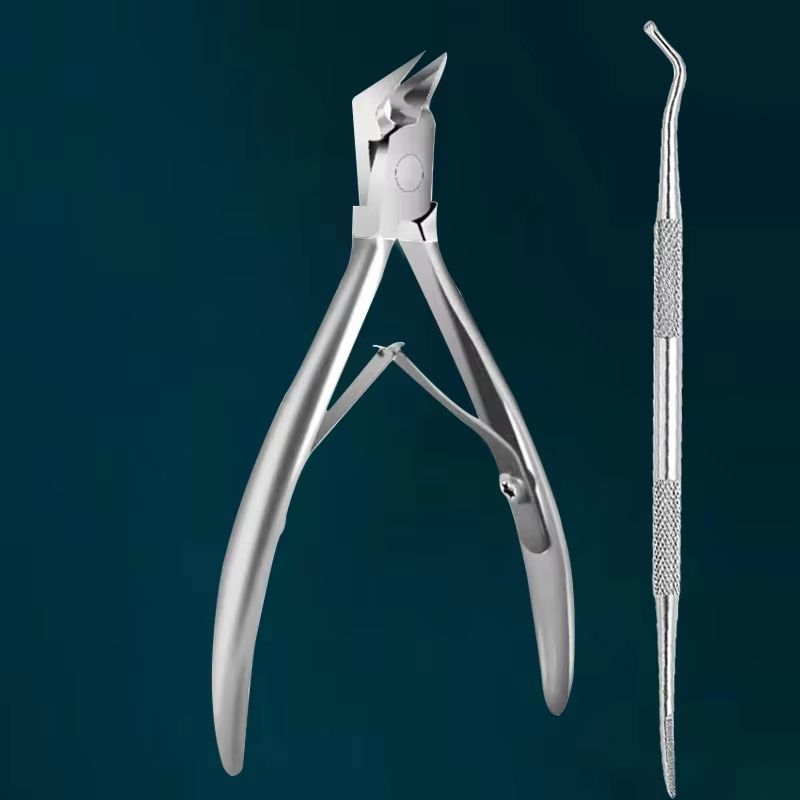 Stainless Steel Toenail Clipper with Straight Blade – Precision Tool for Ingrown & Thick Nails