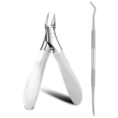 Stainless Steel Toenail Clipper with Straight Blade – Precision Tool for Ingrown & Thick Nails