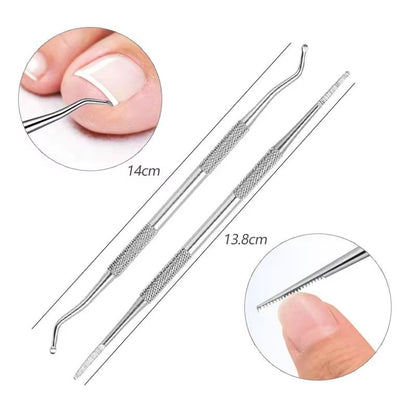 Stainless Steel Toenail Clipper with Straight Blade – Precision Tool for Ingrown & Thick Nails