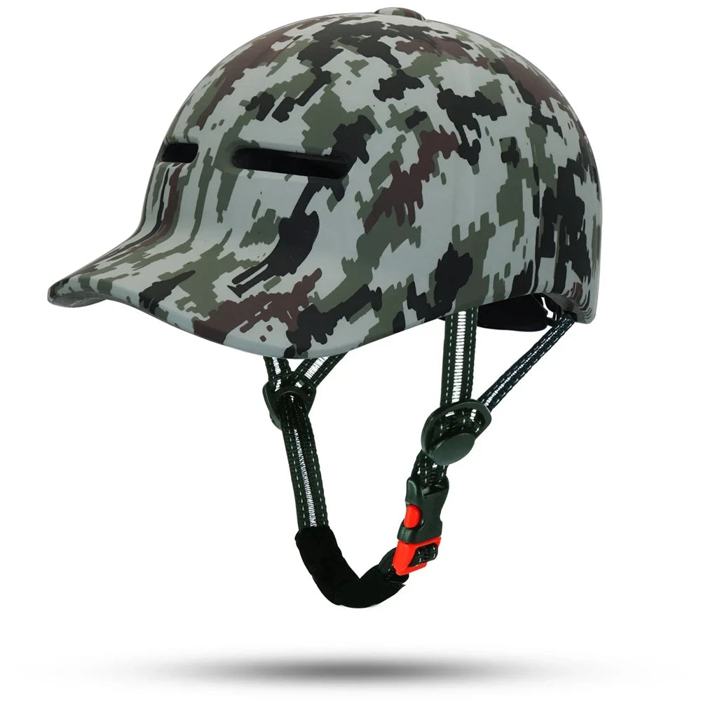 Electric Bike Riding Safety Helmet, Electric Scooter Helmet for Adults and Kids, Protective Bicycle Helmet