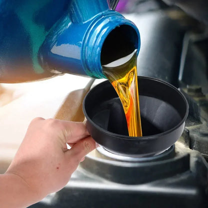 Gasoline Oil Engine Refueling Funnel with Filter, Truck Car Motorcycle Filling Strainer Extension Hose Funnel Tool