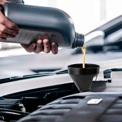 Gasoline Oil Engine Refueling Funnel with Filter, Truck Car Motorcycle Filling Strainer Extension Hose Funnel Tool