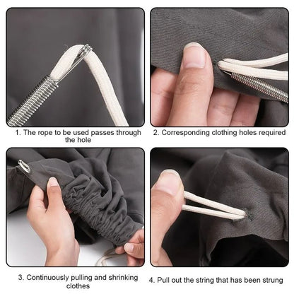 Rope Threading Tool Drawstring Threader Clip Multi Functional Sewing Threader Tool