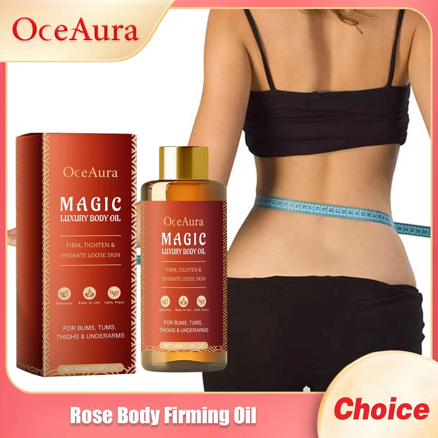 Magic Luxury Body Oil Firming & Deep Moisturizing Treatment for Sagging Skin