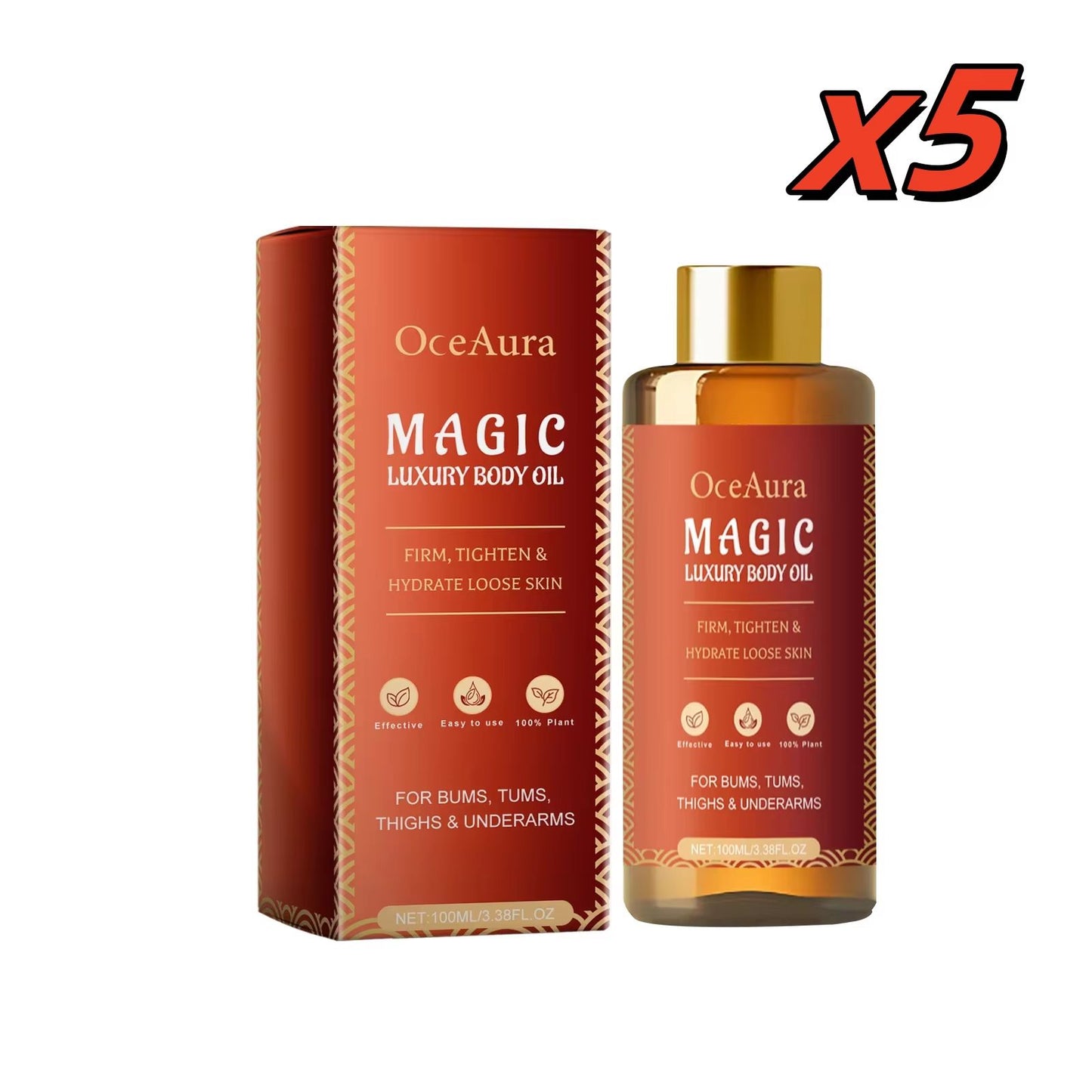 Magic Luxury Body Oil Firming & Deep Moisturizing Treatment for Sagging Skin