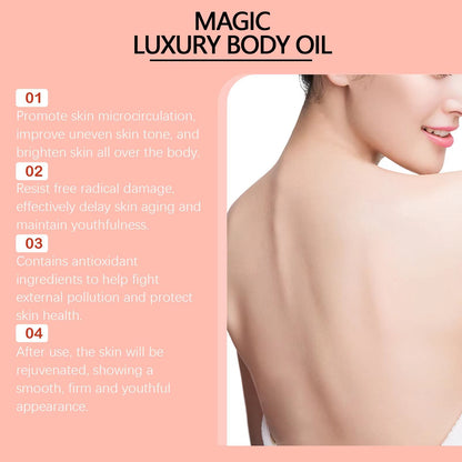 Magic Luxury Body Oil Firming & Deep Moisturizing Treatment for Sagging Skin