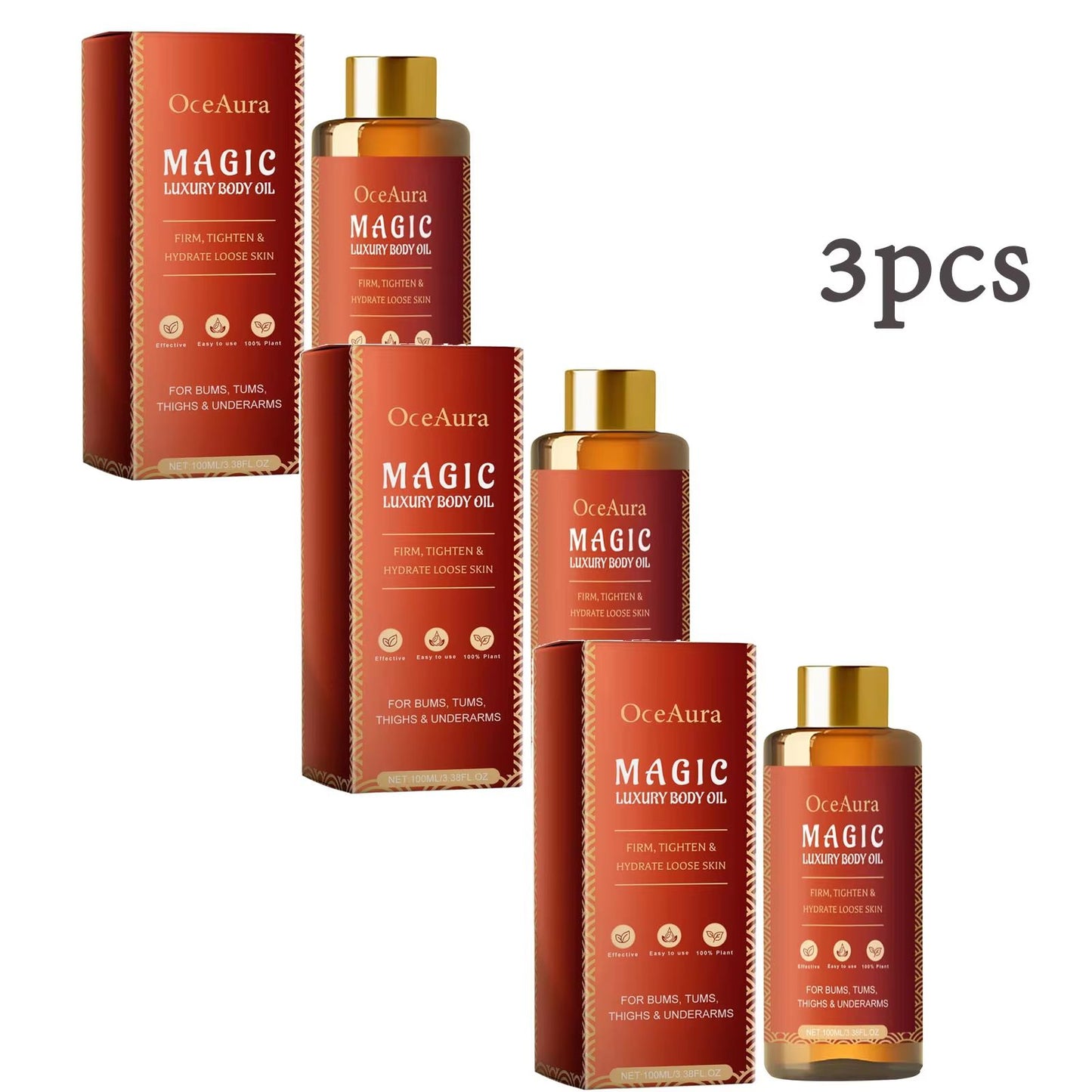 Magic Luxury Body Oil Firming & Deep Moisturizing Treatment for Sagging Skin