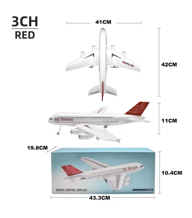 SkyGlide A380 RC Airplane