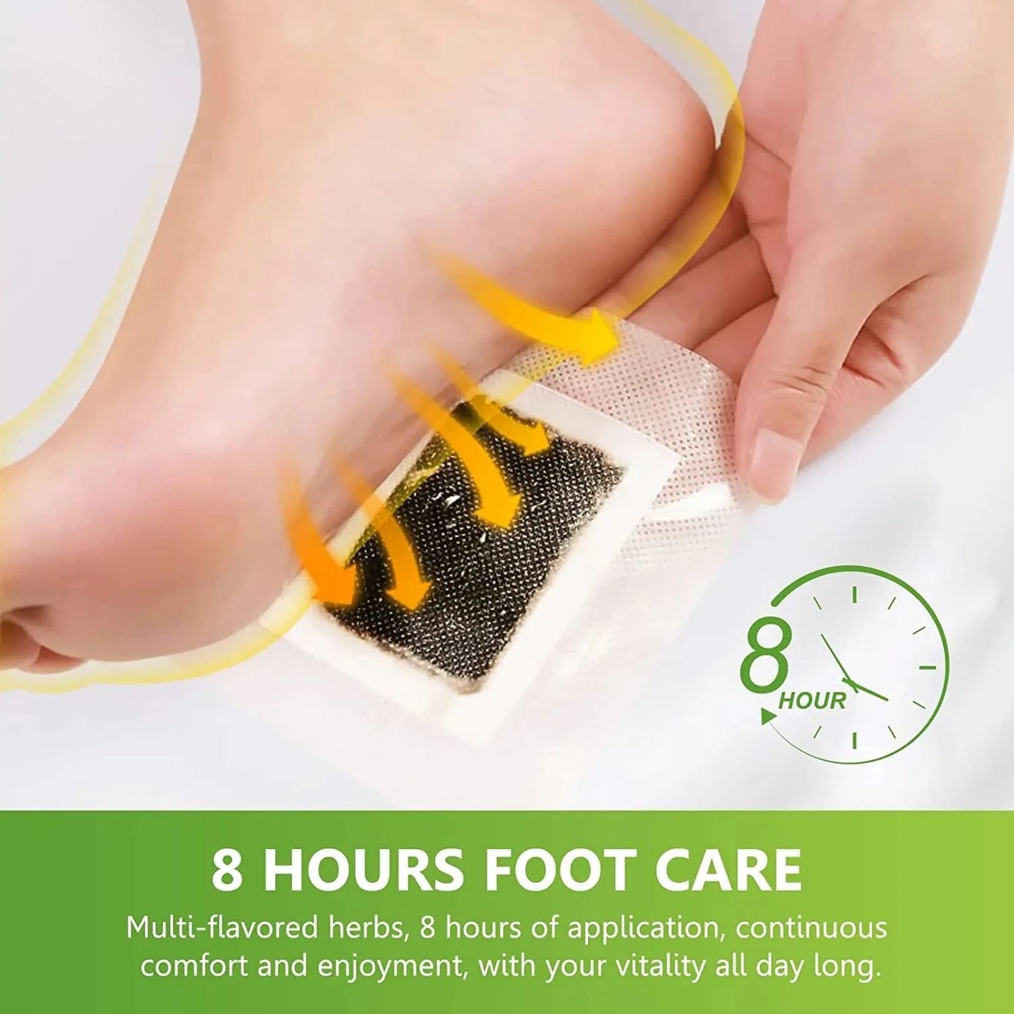 Detox Foot Patches 10 20 PCS Natural Herbal Wormwood Foot Cleansing Stickers