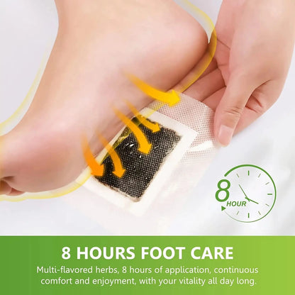 Detox Foot Patches 10 20 PCS Natural Herbal Wormwood Foot Cleansing Stickers