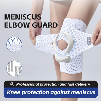 Elastic Compression Knee Support Brace for Sports and Joint Protection