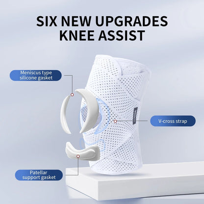 Elastic Compression Knee Support Brace for Sports and Joint Protection