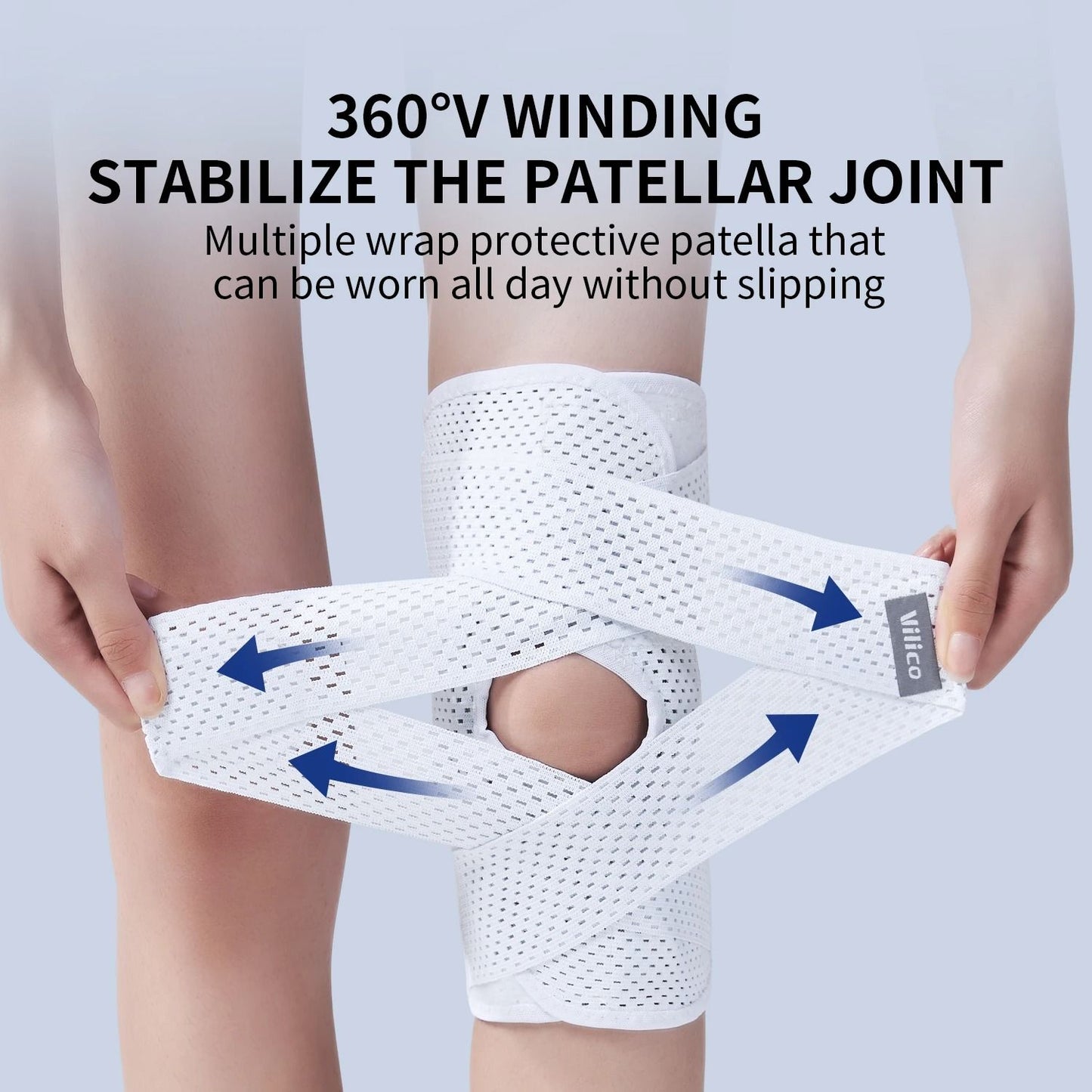 Elastic Compression Knee Support Brace for Sports and Joint Protection