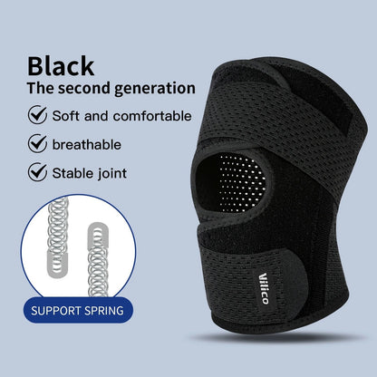 Elastic Compression Knee Support Brace for Sports and Joint Protection